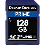 Delkin Devices 128 GB PRIME UHS-II SDXC