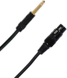 Cable TS 1/4" a XLR Hembra