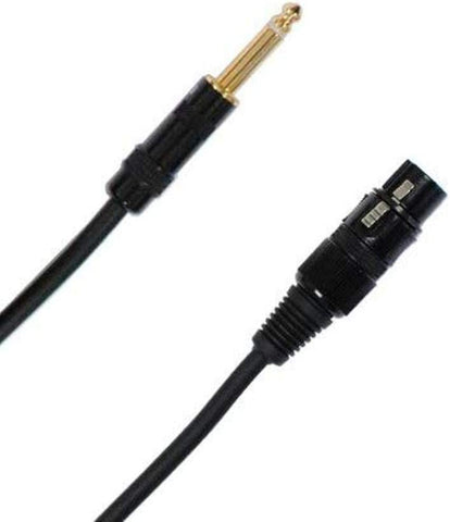 Cable TS 1/4" a XLR Hembra