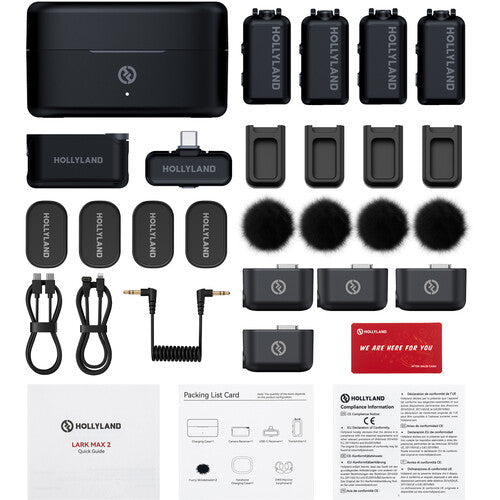 Hollyland LARK MAX 2 Combo 4-Personas – Digital Photo Supply