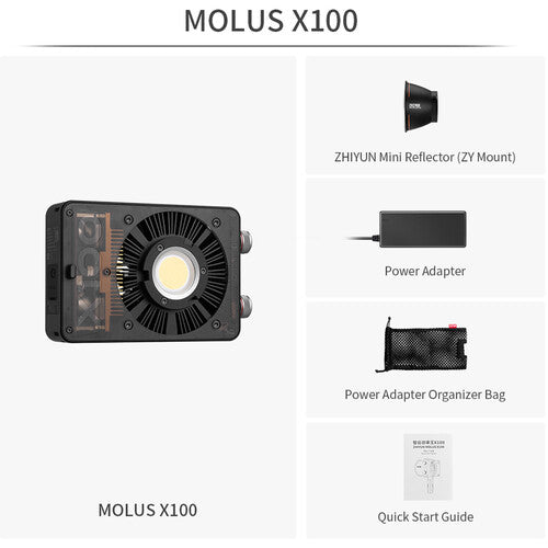 Zhiyun MOLUS X100 Bi-Color Monolight – Digital Photo Supply
