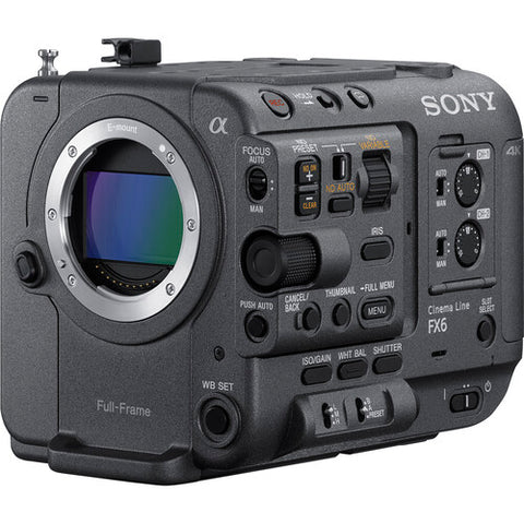 Sony FX6 Full-Frame Cámara Cinema (Body)