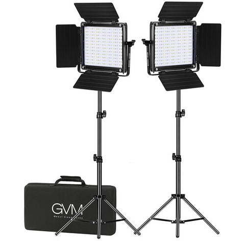 GVM 800D-RGB LED Studio 2-Video Kit