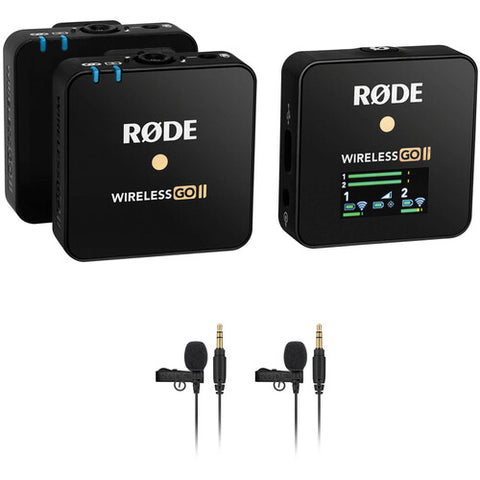 Rode Wireless GO II 2-Person Digital Wireless Omni Lavalier Microphone System