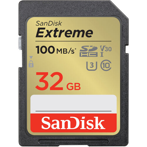 SanDisk 32GB Extreme UHS-I SDHC (100 MB/s) – Digital Photo Supply