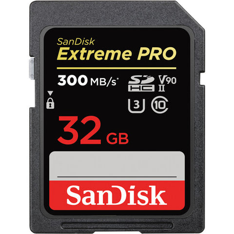SanDisk 32 GB Extreme PRO UHS-II SDHC (300MB/s)