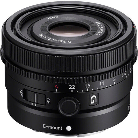 Sony FE 50mm f/2.5 G Lente