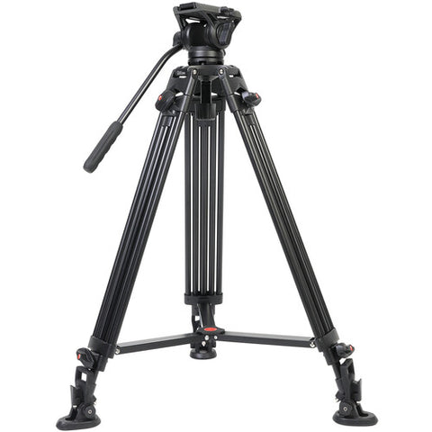 GVM Aluminum Camera Video Tripod DX16 with Fluid Head System