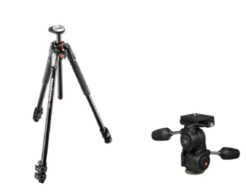 Manfrotto MT190XPRO3/ Cabezal 808RC4 3-Way Kit