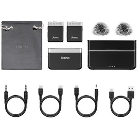 Ulanzi AM18 Kit Micrófono Inalámbrico 2-Person