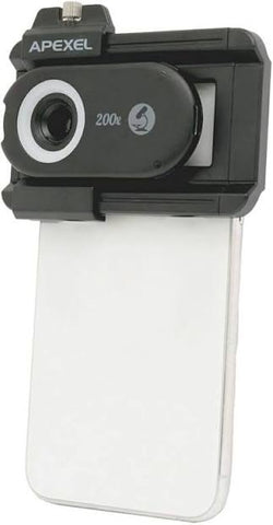 APEXEL 200x Lente de Microscopio