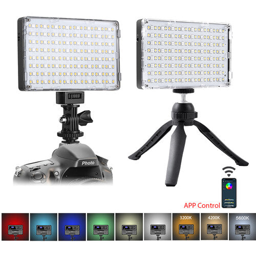 GVM Dual RGB10S SMD LED Video Luces Kit Digital Photo Supply