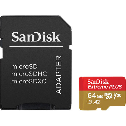 SanDisk 64GB Extreme PLUS UHS-I microSDXC (170 MB)
