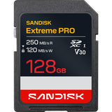 SanDisk 128GB Extreme PRO UHS-I SDXC (250 MB)