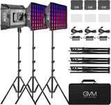 GVM 880RS RGB LED 3-Panel Kit