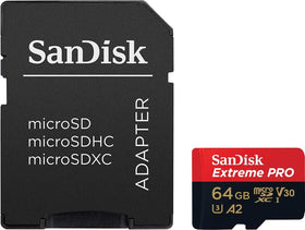SanDisk 64GB Extreme PLUS UHS-I microSDXC (200 MB)