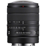 Sony FE 8-14mm f/3.5 Fisheye G Lente