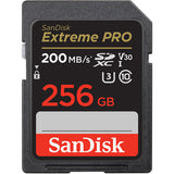 SanDisk 256GB Extreme PRO UHS-I SDXC Memory Card ( 200 MB)