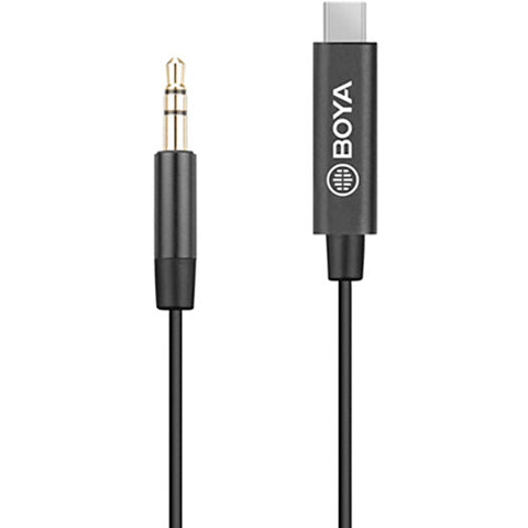 BOYA BY-K2 3.5mm TRS Male to USB Type-C Adapter Cable