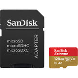 SanDisk 128GB Extreme UHS-I microSDXC Memory Card (190 MB/s)