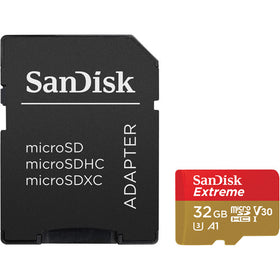 SanDisk 32 GB Extreme Micro SDHC (100 MB)