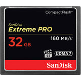 SanDisk 32 GB Extreme Pro CompactFlash Memory Card (160MB/s)