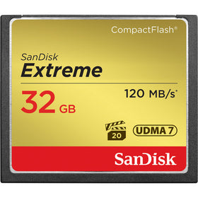 SanDisk 32 GB Compact Flash Memory Card (120 MB/s)